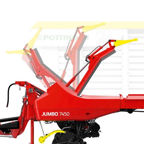 Многофункциональные роторные прицепы-подборщики JUMBO 8000