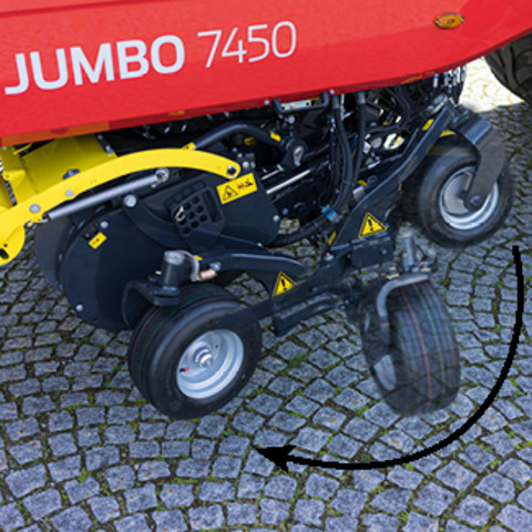 Многофункциональные роторные прицепы-подборщики JUMBO 8000